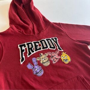 Freddy Kids Character Red Hoodie